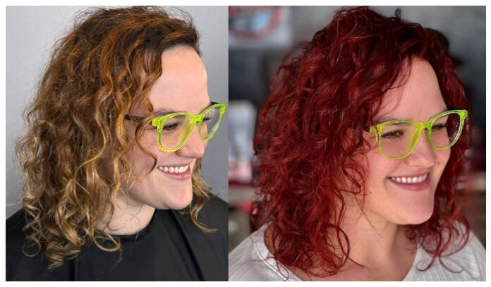 Bob -Styles mit Locken