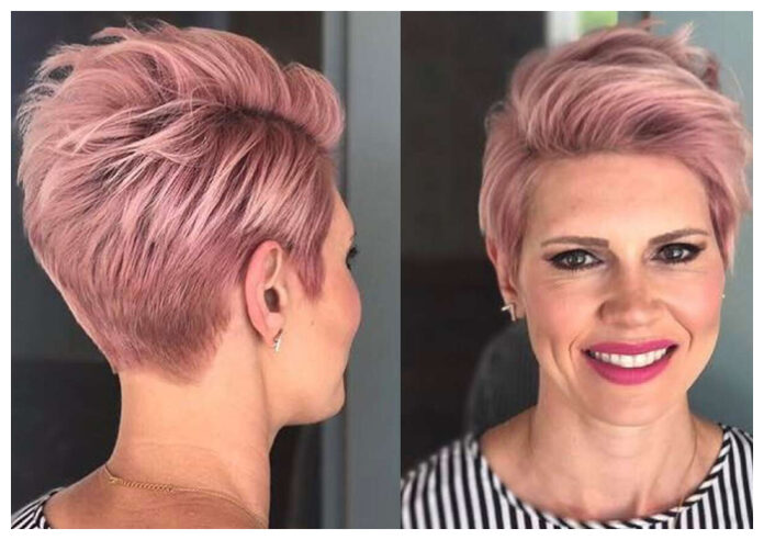 Kurze Pinke Haarschnitte (1)